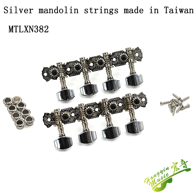 Taiwan made guitar winder string button 4 string 8 string mandolin silver square guitar accessories