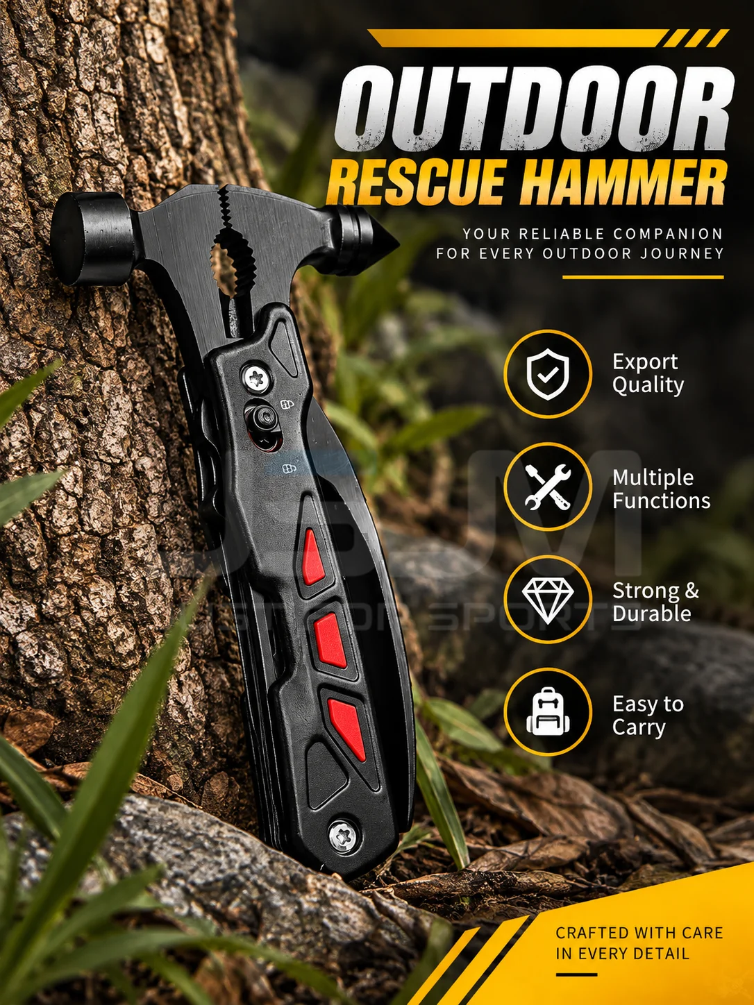 12-in-1 Multifunction Hammer P - Camping Cooking Knives recension och pris