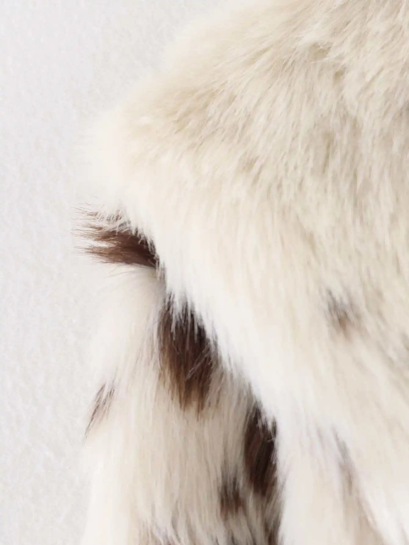 2026년 신상 겨울 레트로 다용도 소가죽 프린트 인조 모피 재킷