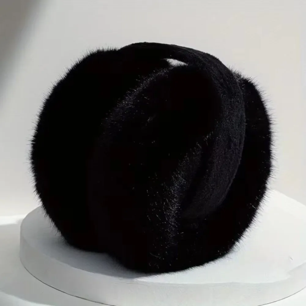 Fashion Warm Winter Earmuffs Folding Faux Fur Earflap Protection Portable Thickened Earmuffs for Men Women