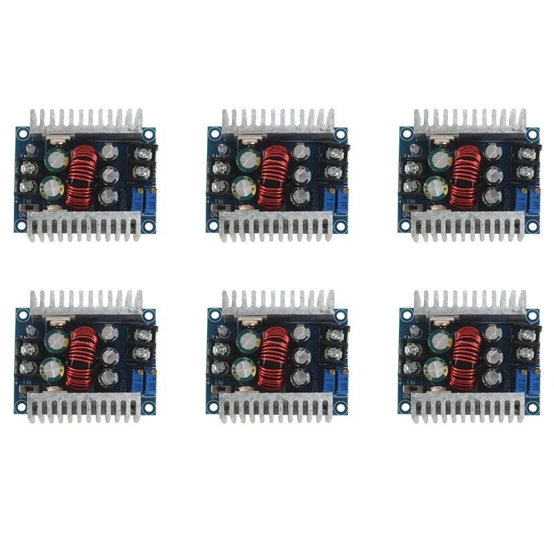 6X 300W 20A DC Buck Module Constant Current Adjustable Step-Down Converter Voltage