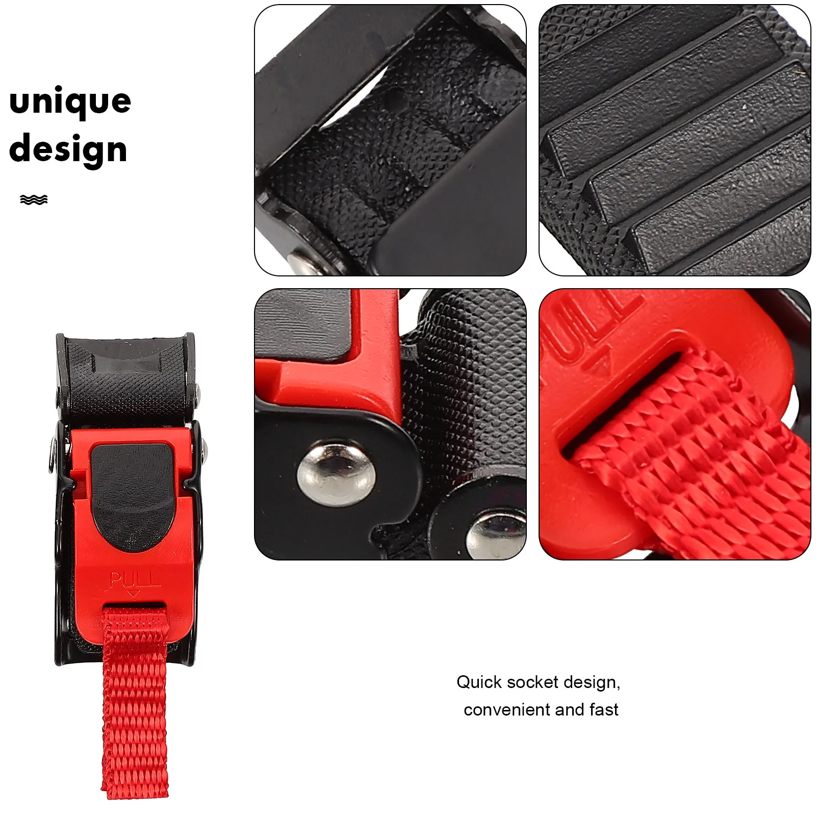 

iplusmile 2pcs Motorcycle Quick Release Buckle Kit Replacement for Bike Chin Strap D Clip Fastener
