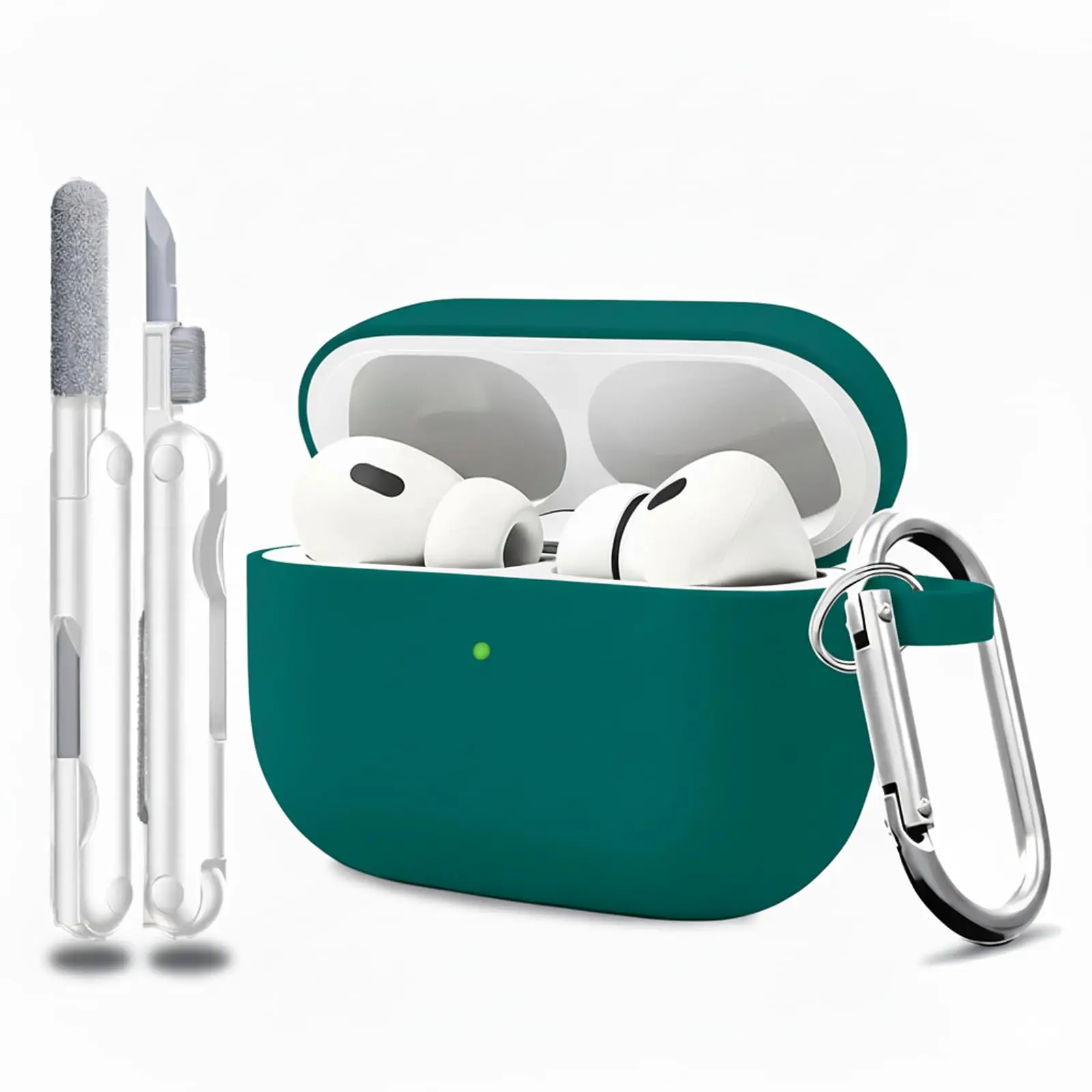 2025 für AirPods Pro 3. Generation Hülle Weiche Silikonhülle für AirPods Pro 3, Schutzhülle mit Reinigungsset für AirPods Pro 3 – Detail 23
