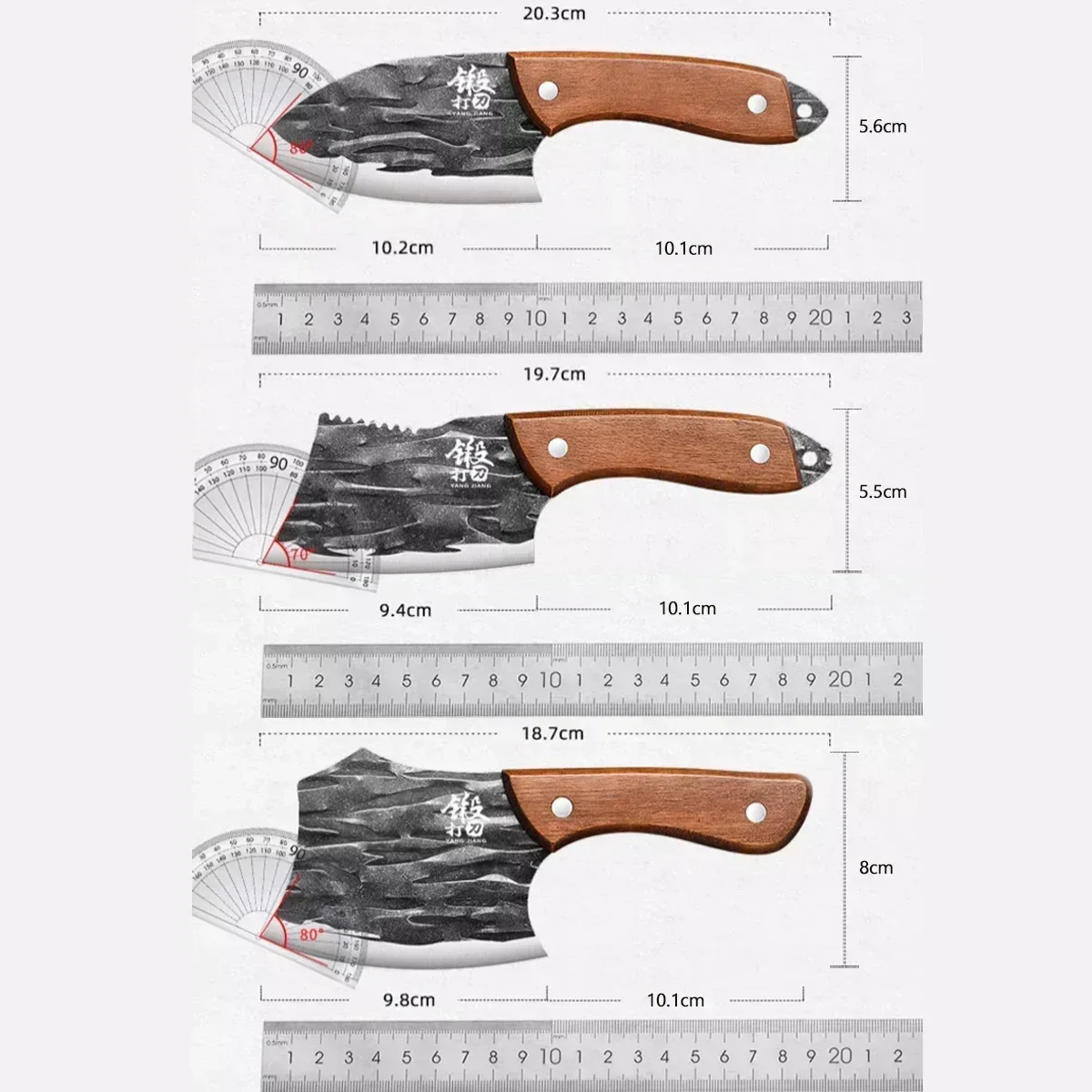 Seiko multifunctional forged mini kitchen knife sharp fish killing knife household small meat cutting knife kitchen