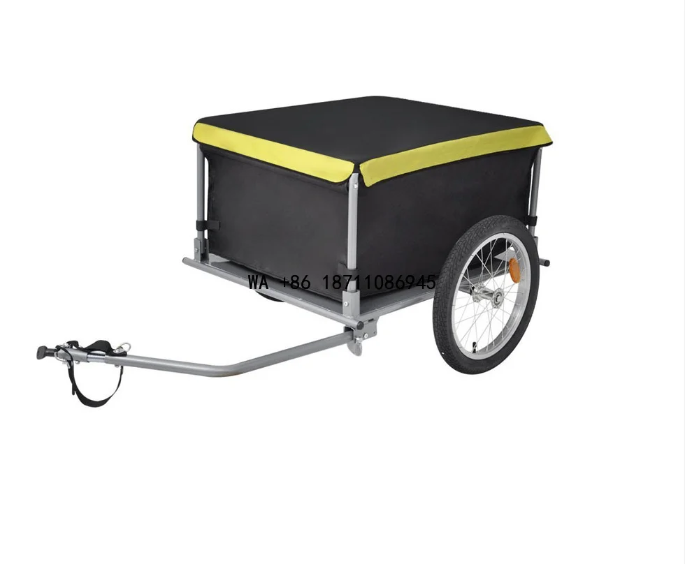 

Factory Sale Bicycle Cargo Trailer with Suspension 50 Carton Steel Hot Product 2019 Outdoor Blue Provided Bike Trailer CN;ZHE