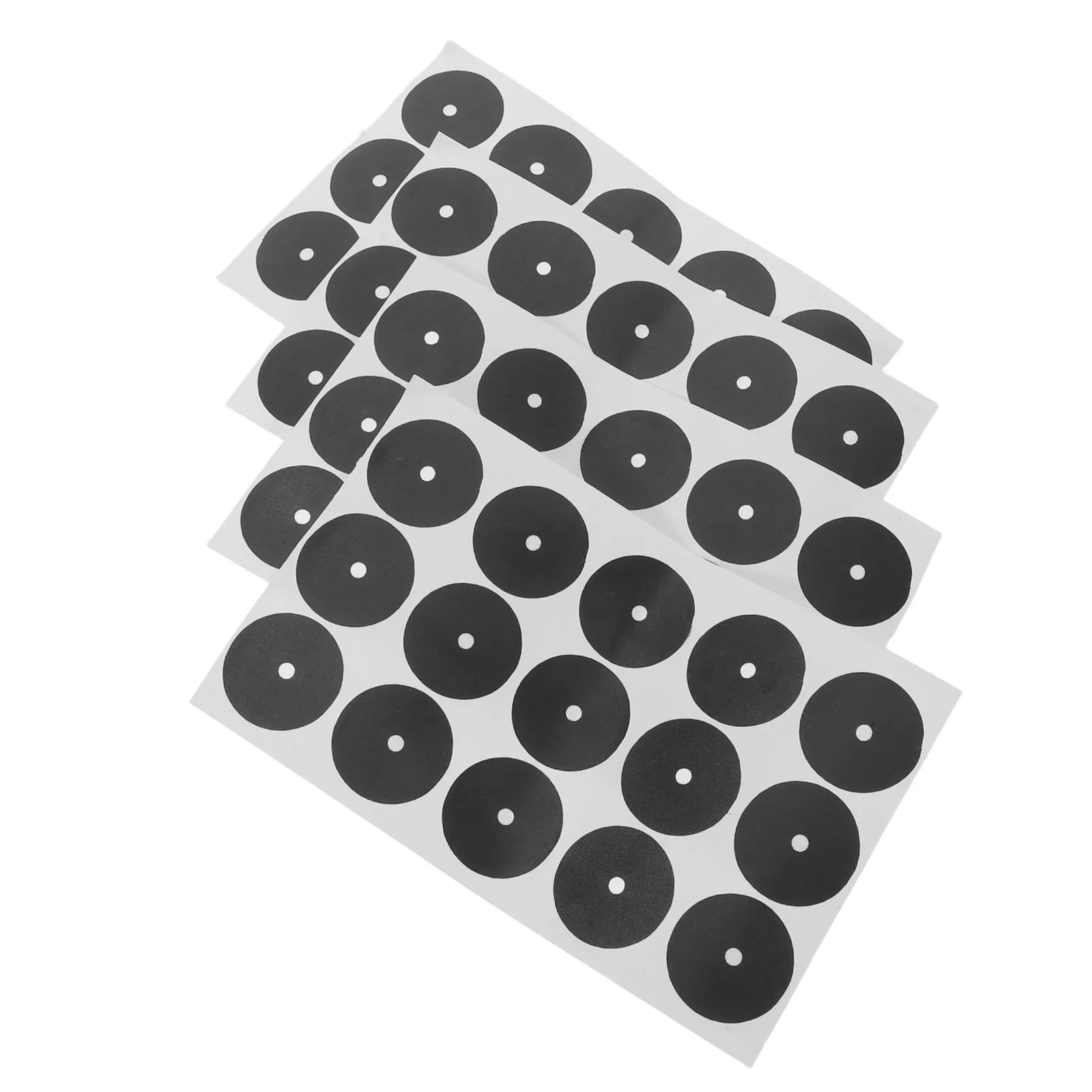 5Pcs Round Dot Table Stickers Black Snooker Spots Pool Table Marker Dots for Enhanced Visual Clarity Billiard Accuracy Training
