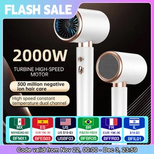 Hochgeschwindiger elektrischer Haartrockner, Turbinenluftströmung, niedriges Geräusch, konstante Temperatur und schnelles Trocknen, geeignet für Haushaltsbedingungen 8 Hauptverkauf Ententrockner - №5