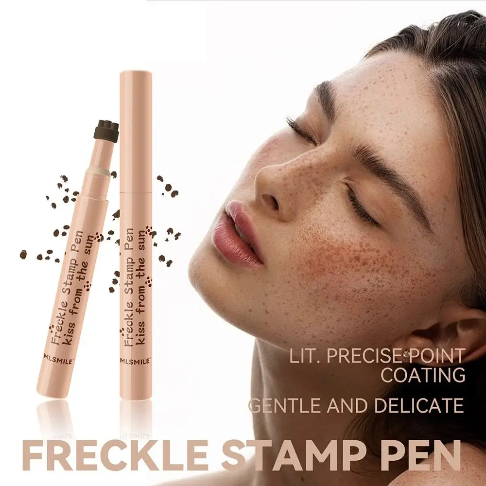 1PC Natural Lifelike Freckle Pen Waterproof Concealer Dot Spot Pen 3D Freckle Stamp Lasting Makep Tool Cosmetic