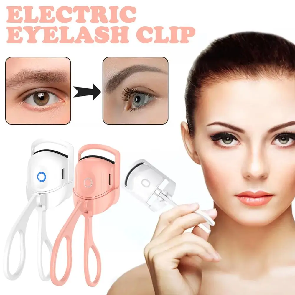 

Electric Heated Eyelashes Curler Iron Perm Eyelashes Heated Eyelashes Electric Clip Portable Clip Natural Curl G9M8