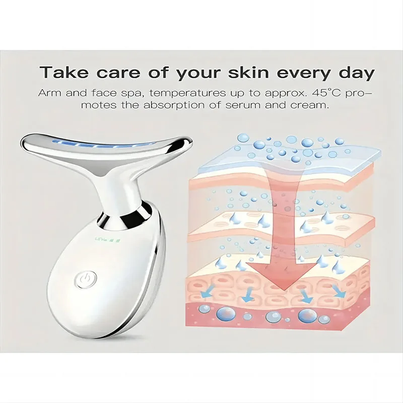 Dolphin Beauty Instrument Home Facial Desalination สายคอน้ําหนักเบาแบบพกพาเครื่องมือความงามคอ Skin Care Beauty Massager