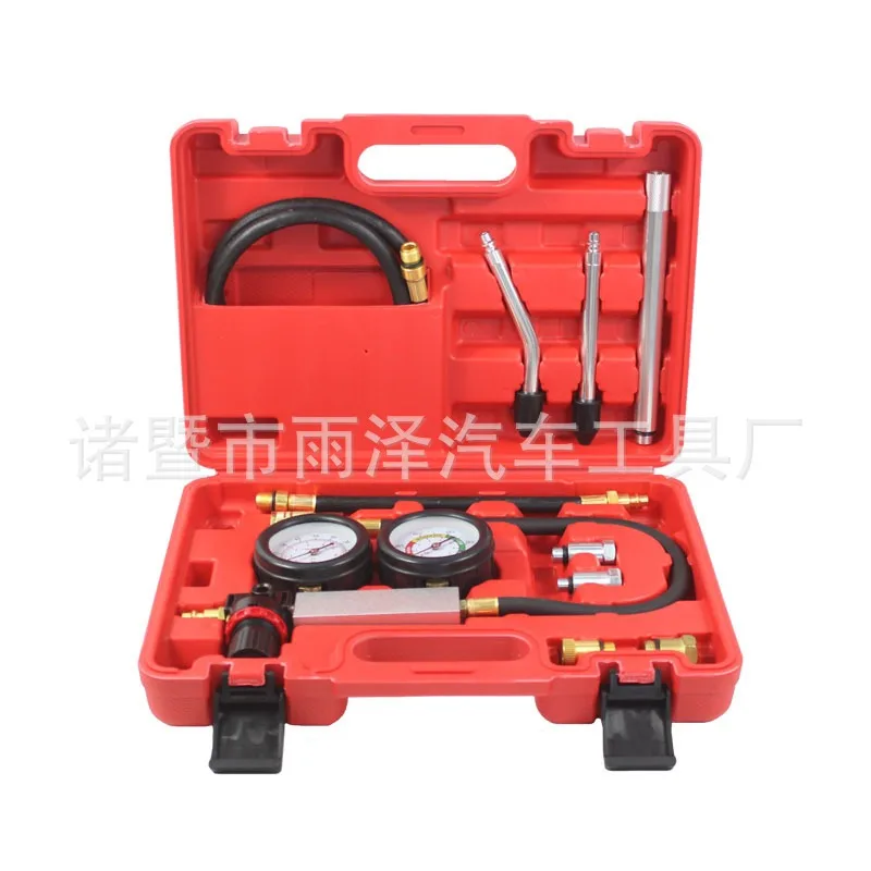 U-21 Cylinder Leak Down Tester Gauge Set Engine Compression Diagnostic Tool for Automotive Repair and Maintenance Workshop
