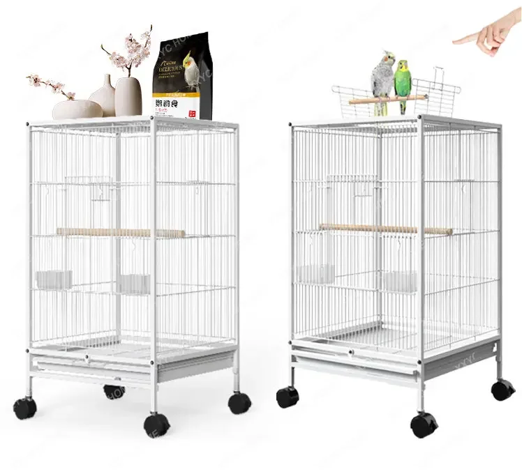 

Клетка для попугаев, большая домашняя клетка с белым глазом из тигровой кожи Xuanfeng, специальная клетка для птиц