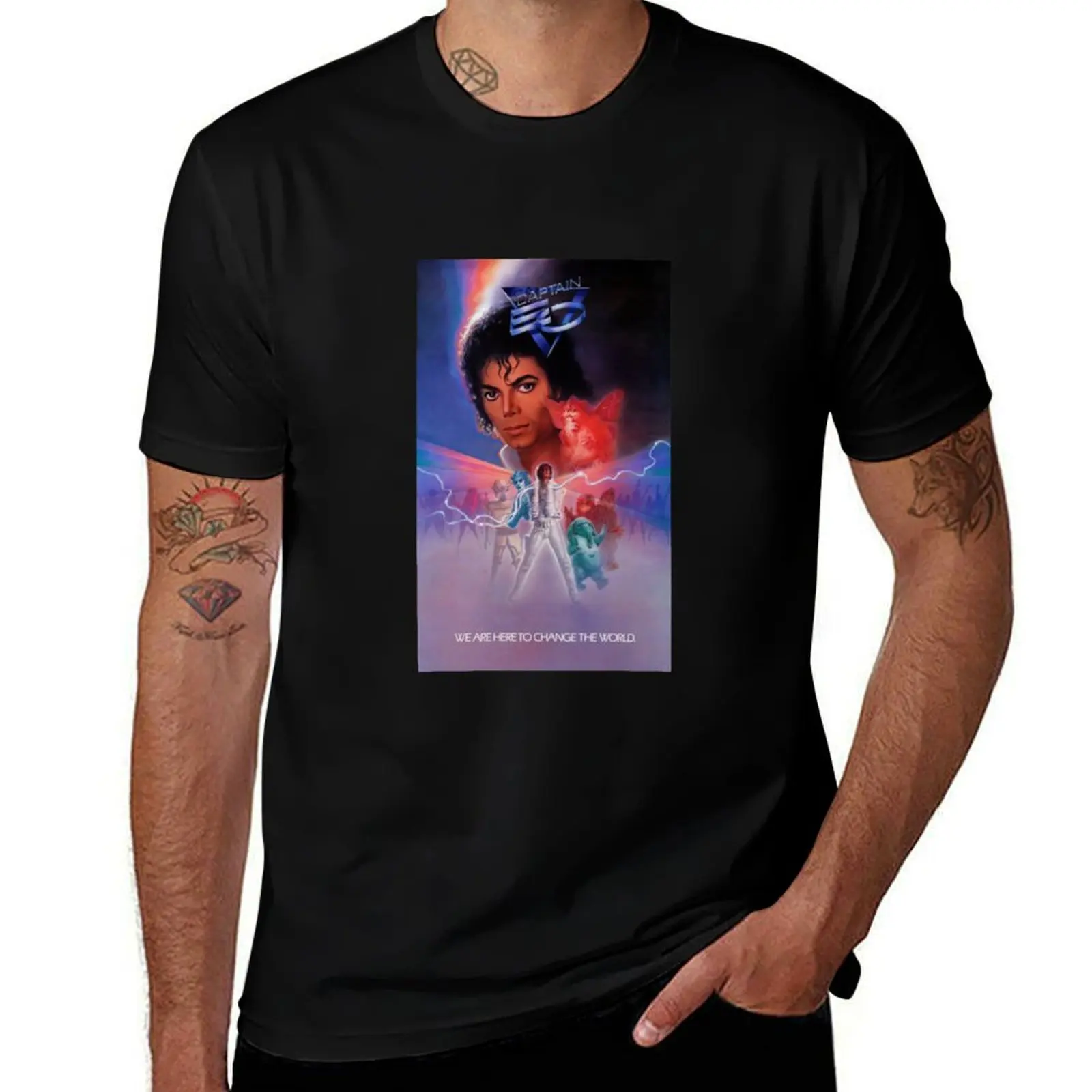 Camiseta Captain Eo, camiseta de verano ligera y transpirable