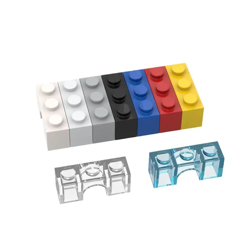 10pcs 4490 Arch 1x3 MOC Compatible Brick Parts Building Blocks Accessories Assemble Replaceble Changeover Particle DIY Gift Toy