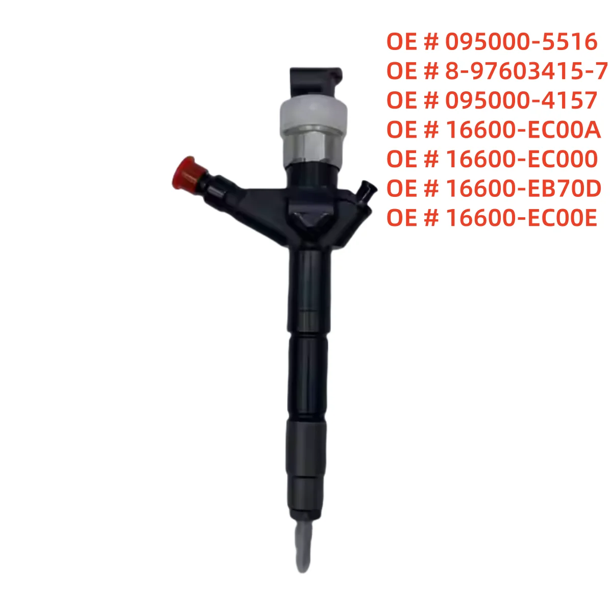 

High quality 095000-5516 8-97603415-7 095000-4157 16600-EC00A 16600-EC000 16600-EB70D 16600-EC00E Fuel Injector