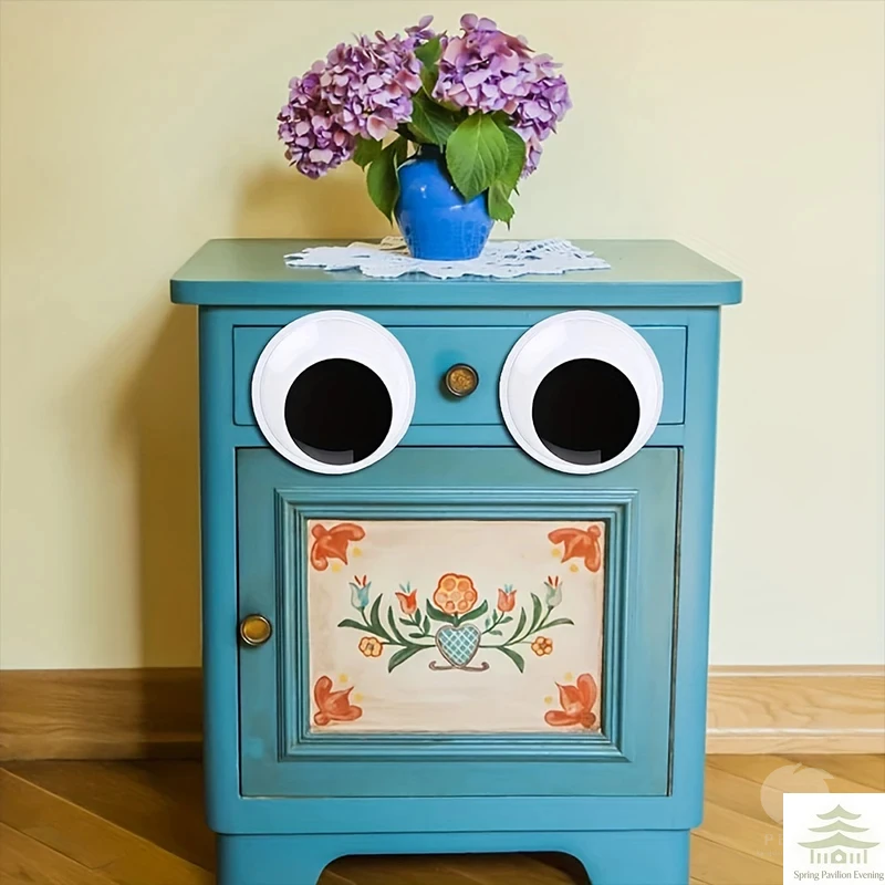 1 Paar Selbstklebende Niedliche Große Googly Eyes Kühlschrank-Wandaufkleber Lustige Große Schwarze Plastik-Augen Aufkleber DIY Scrapbook Puppen Augen – Detail 4