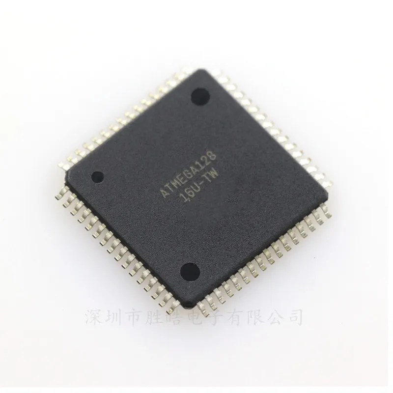 (1PCS) ATMEGA128-16AU / ATMEGA128A-AU / ATMEGA128-16AI / ATMEGA128-16AC / ATMEGA128L-8AI / ATMEGA128L-8AU /  ATMEGA128 TQFP-64