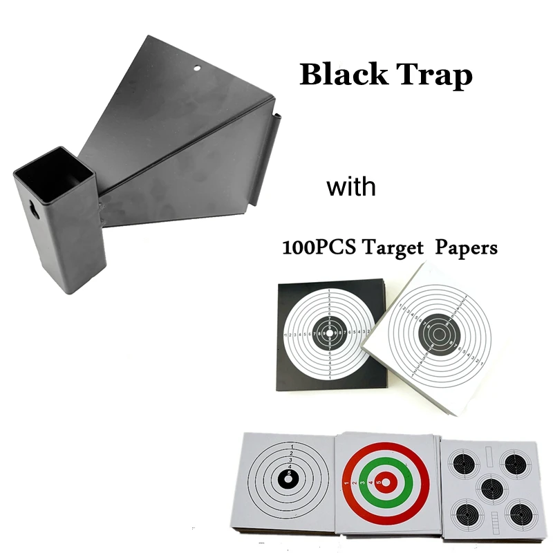 New Wall-Mounted Shooting Training Target  for Indoor and Outdoor Airsoft Air Rifles Air Gun   with 100 Papers Targets