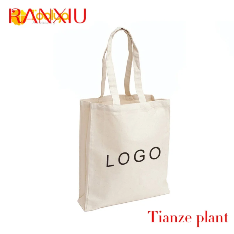 Custom Promotional Custom Logo Printed Organic Calico Cotton Canvas Tote Bag