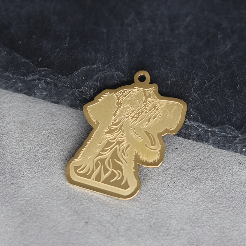 2pcs Animal Charms Irish Wolfhound Dog Pendants For DIY Fashion Jewelry Making Earrings Bracelets Necklaces Accessories