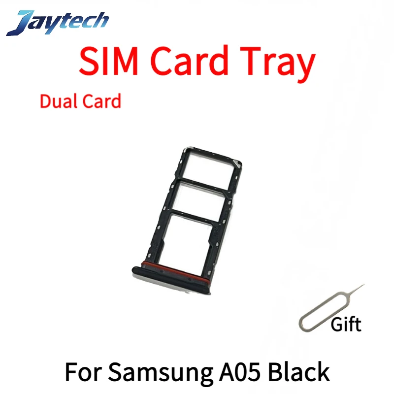 

10PCS SIM Card SD Card Tray Chip Slot Drawer Card Holder For Samsung A05/A05S/A10S SIM Card Tray Slot Repair Parts Replacement
