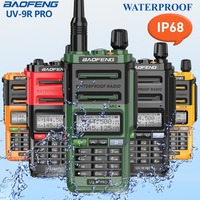Baofeng UV-9R PRO V2 Waterproof Walkie Talkie TYPE-C Ship Civil High Power Dual-band Device Outdoor Walkie Talkie Profesional