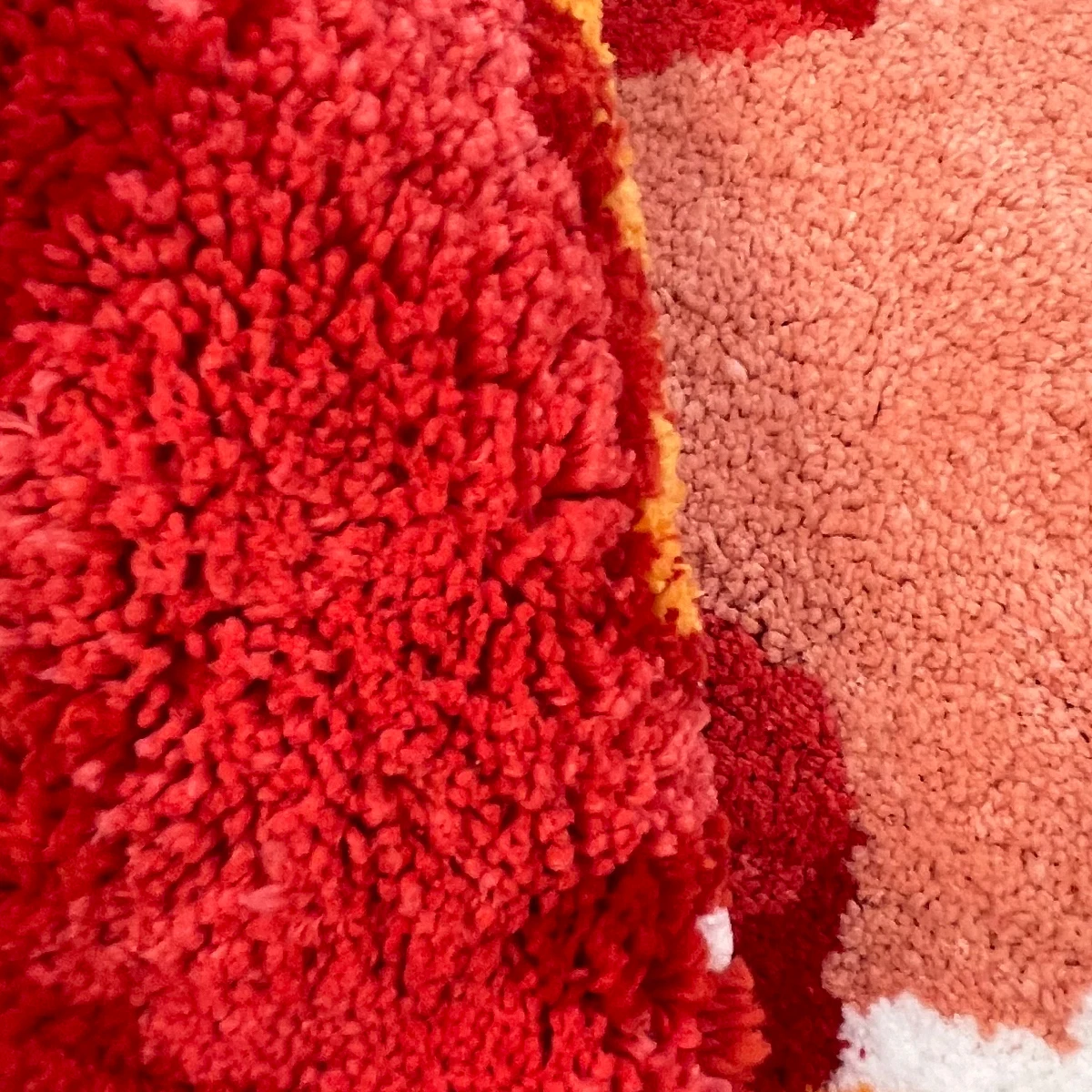 Tomato Fruit Tufted Rug Cartoon Funny Pattern Rug Living Room Indoor Entrance Floor Mat Bedroom Bedside Area Decor Rugs Soft