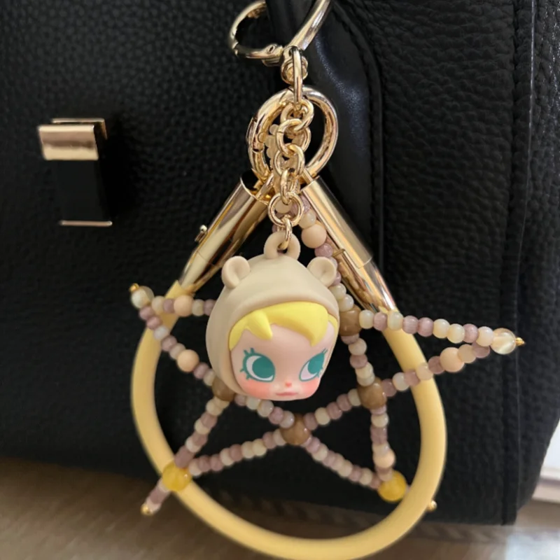 

POPMART Celebrating The Moment POP MART 15TH ANNIVERSARY Series Data Cable Pendant Blind Box Anime Action Figure Dolls Model