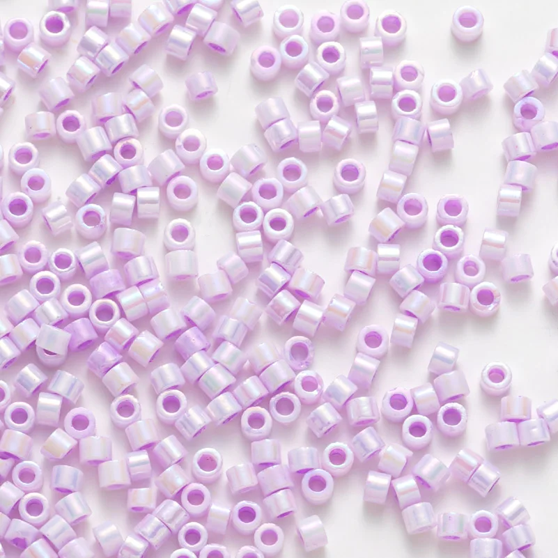 MKY Beads 2mm 10Grams/Tube Matte Solid Color Frosted Seed Beads ABcolor Plating Material For Dress Decoration Sewing