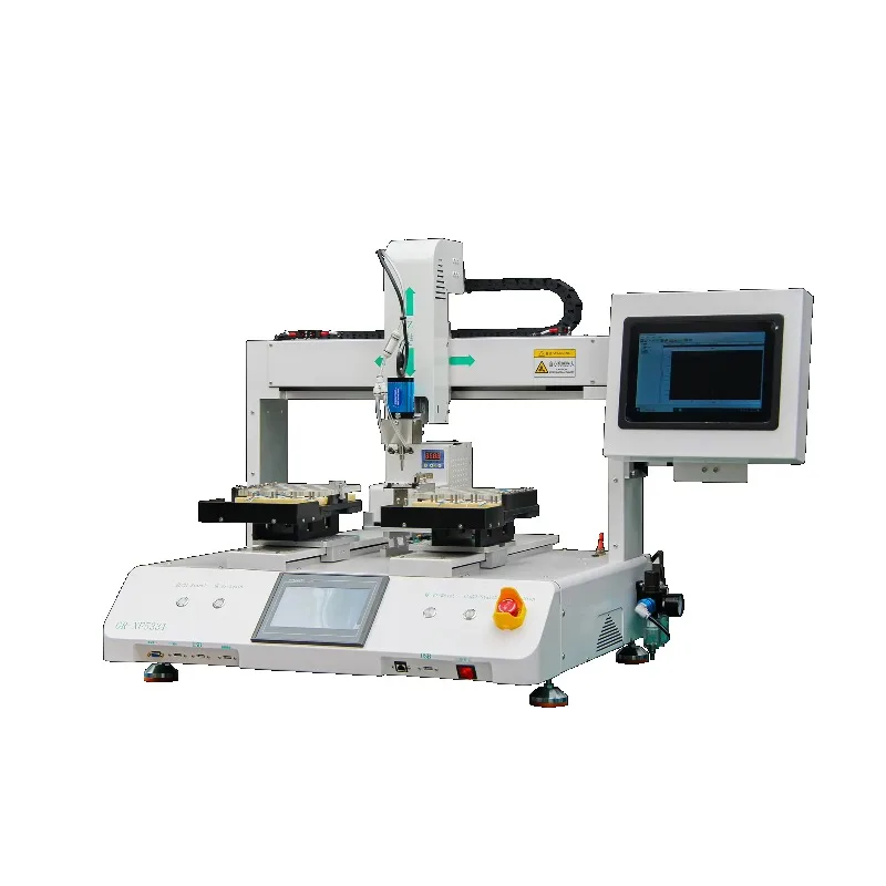 Machine de fixation à vis à Double Station, Machine de serrage automatique des vis pour l'électronique 3C