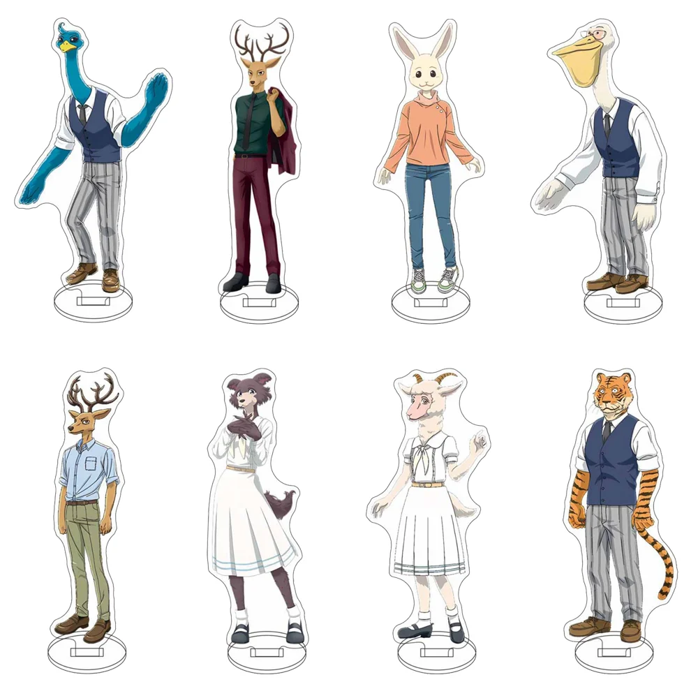 

30PCS 15CM hot Anime BEASTARS Acrylic Stand Model figure Cosplay Characters Ornament Accessories Goods Collection Gifts