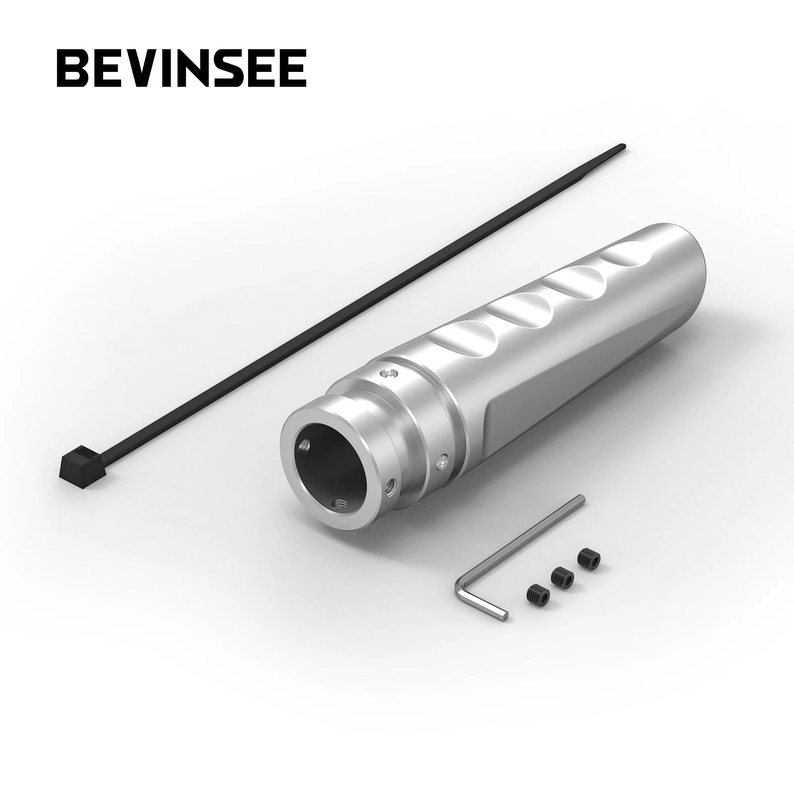 

BEVINSEE Aluminum Car Handbrake Handle Grip Lever Brake Handle Cover for BMW E36 E46 F30 F31 E39 E34 E60 E87 E81 E82 E88 X3 X5