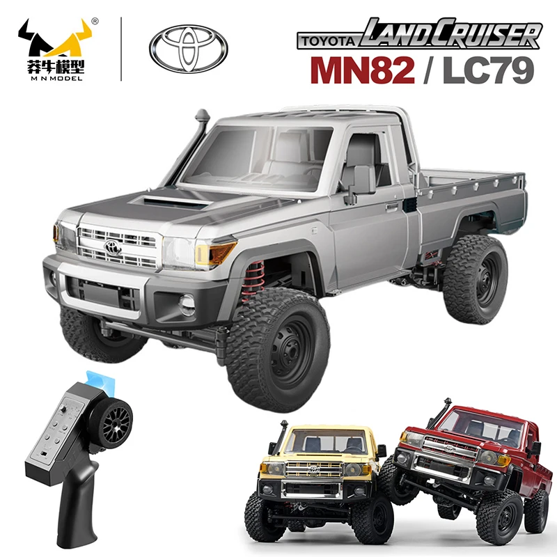 1:12 Rc Car Mn82/MN82PRO Model Retro Full-scale Simulation Lc79 RTR 2.4G 4WD 280 Motor Remote Control Pickup Truck Toys for Kids