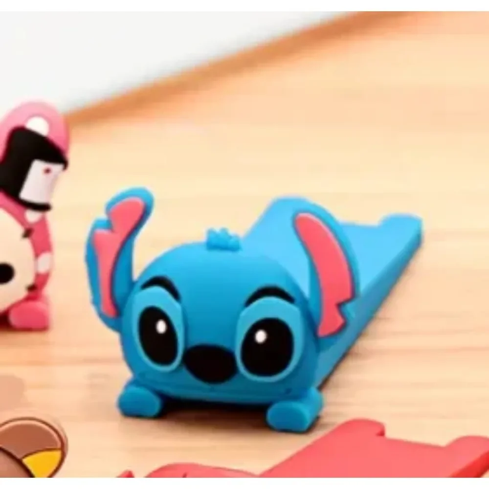 Disney Stitch Door Stopper Cartoon Cute Creativity Door Stopper Anti-pinch Soft Rubber Door Barrier Party Gift