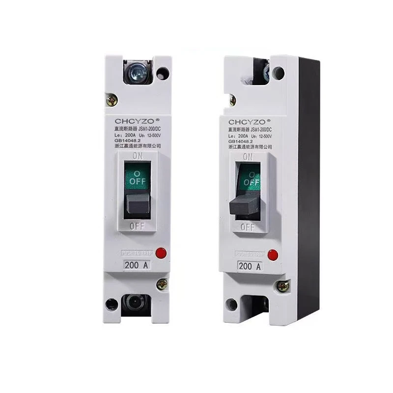 

1P 150A 200A 250A 300A 400A 500A 600A DC Molded Case Circuit Breaker MCCB 12V 24V 48V 96V 120V Solar Battery Protector