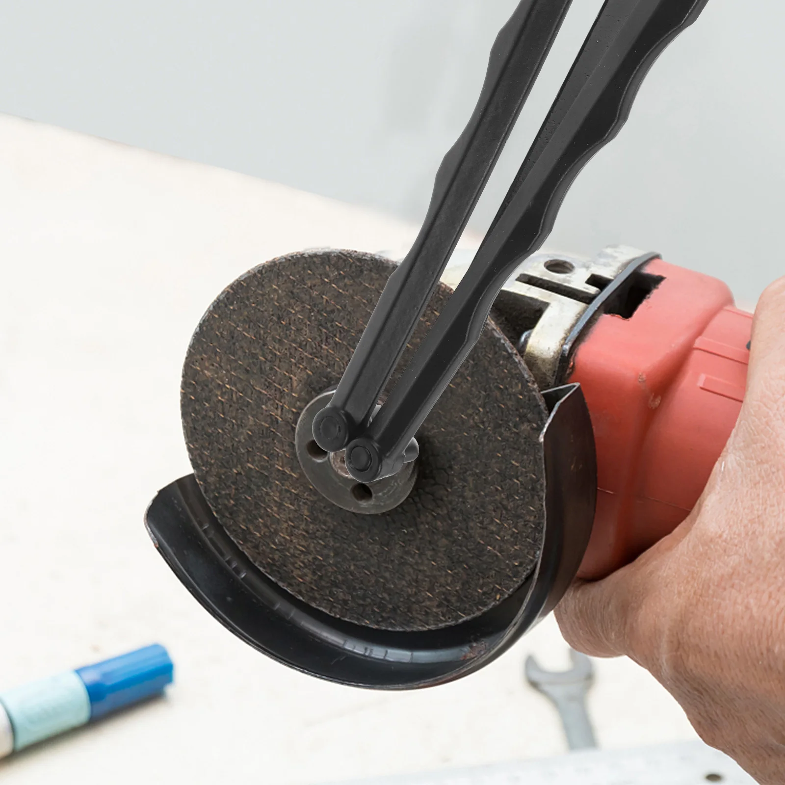 

Chrome Vanadium Steel 6Mm Adjustable Wrench Angle Grinder Pad Removal Tool Precise Design Ultra Strong Construction Grip