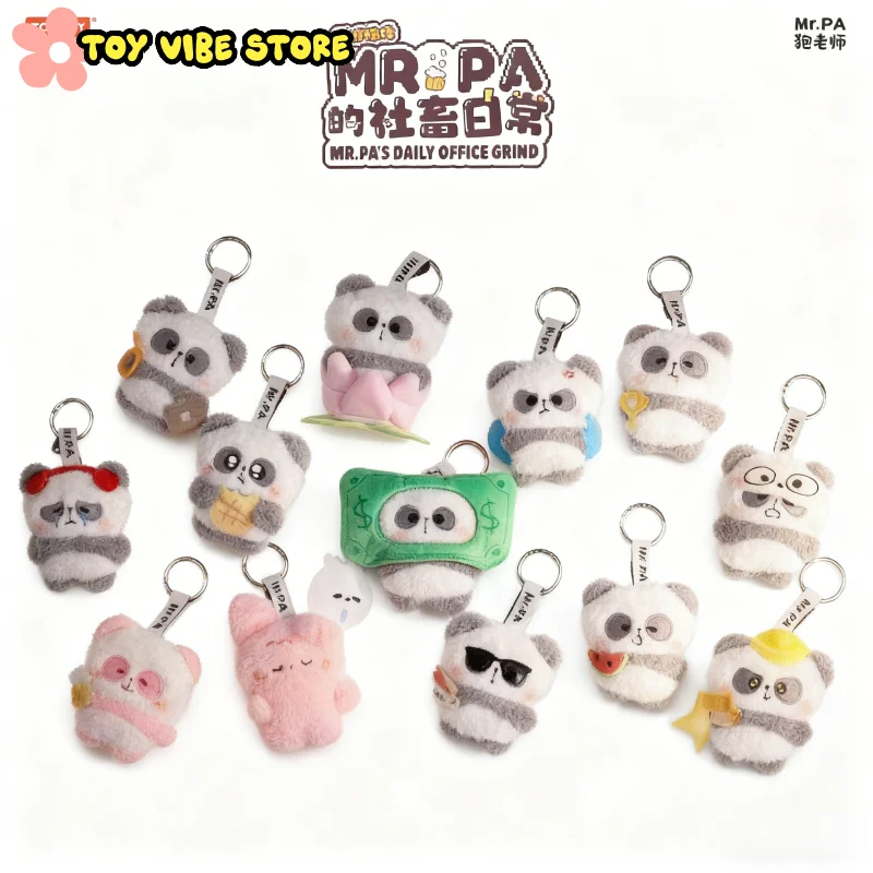 

Genuine Mr.Pa Daily Office Crind Series Plush Blind Box Kawaii Mr.Pa Plush Doll Keychain Mystery Box Pendent Surprise Gifts