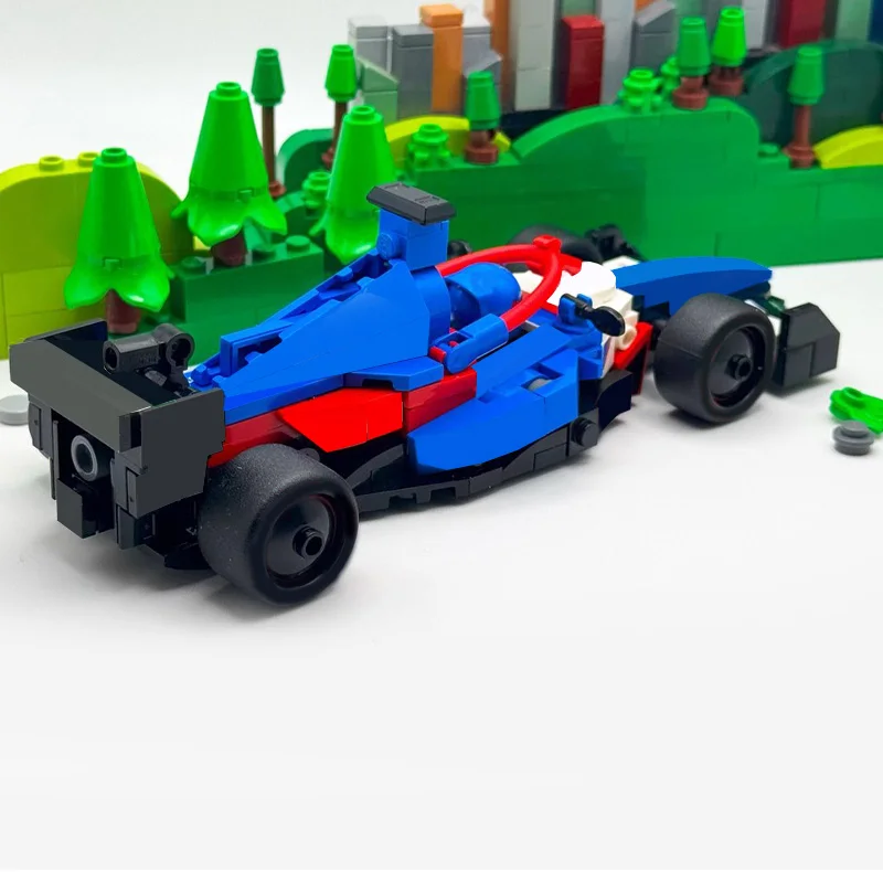 186 PCS Supercar RB VCARB 01 F1 Race Car MOC Customize Modular Building Block Simple Educational Kids DIY Birthday Toy Gift