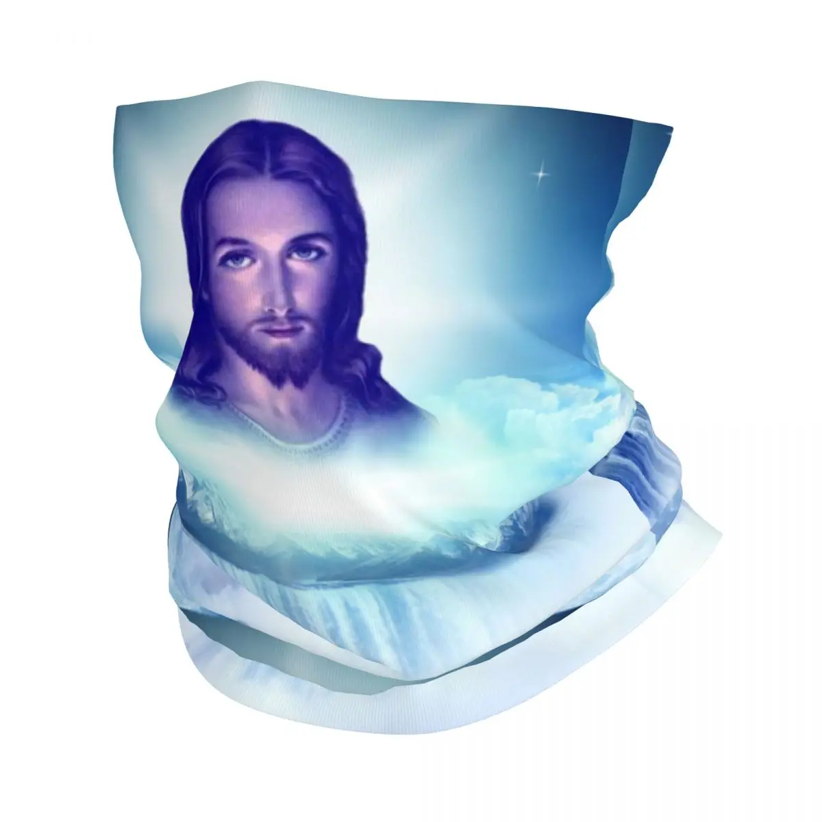 

Savior Jesus Christ Bandana Neck Warmer Women Men Winter Ski Tube Scarf Gaiter Christian God Face Cover