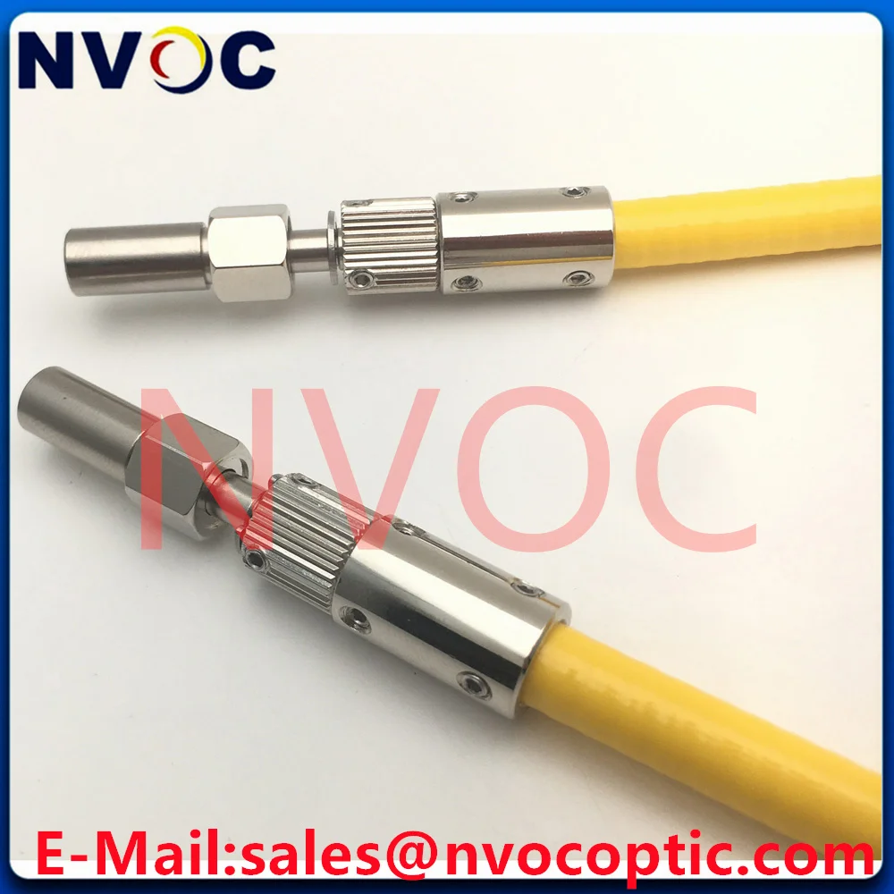 

D80-SI-800um 3/5/10M NA0.22 400-2500um D80 High Power Energy Fiber Laser Cutting /Beauty Power Fiber Optic Laser Cable Connector
