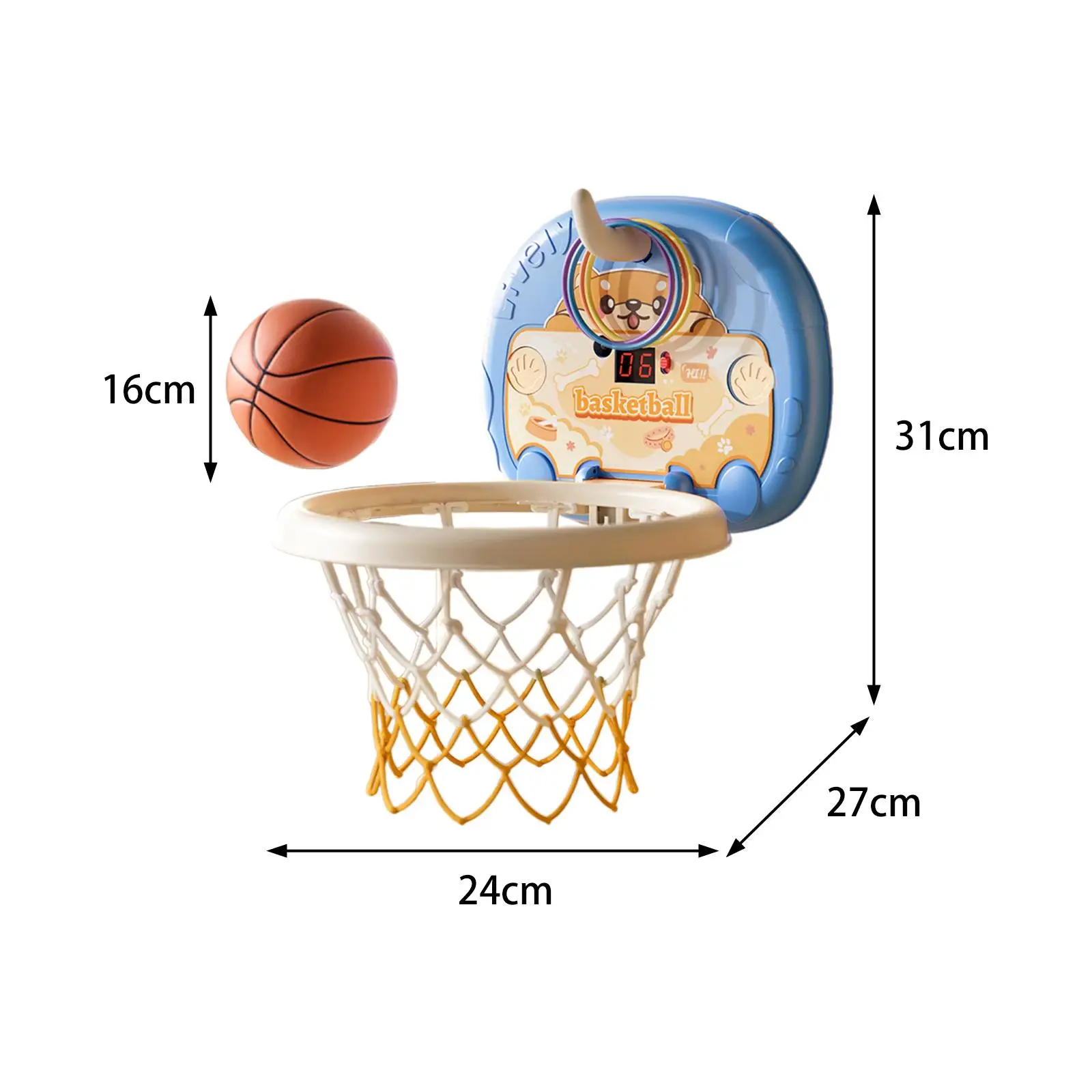 Mini basket Hoop Set centri di attività ragazzi ragazze Sport Toy Wall basket Board per bambini ragazzi ragazze bambini regali di compleanno