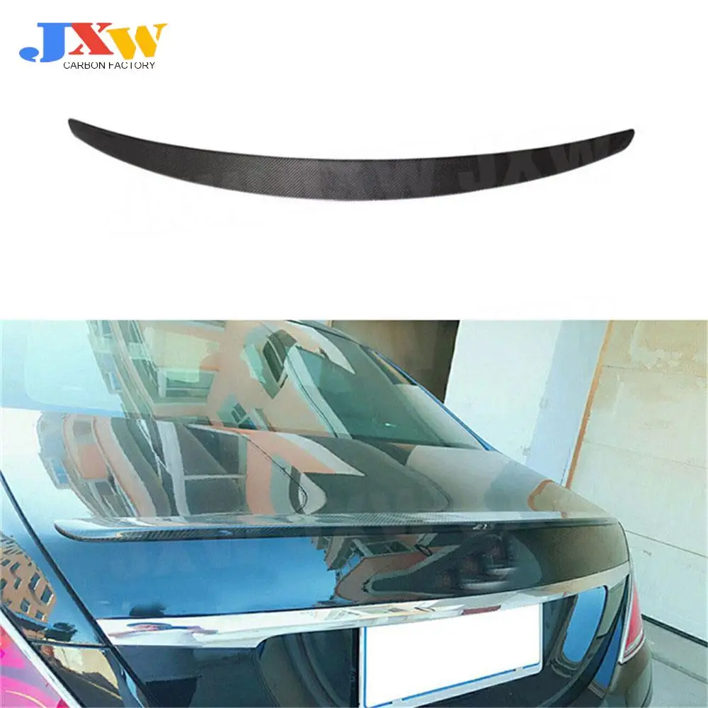 

For S Class Carbon Fiber Rear Spoiler Wings for Mercedes Benz W222 4 Door S400 S500 S600 S63 S65 AMG 2014-2017 FRP