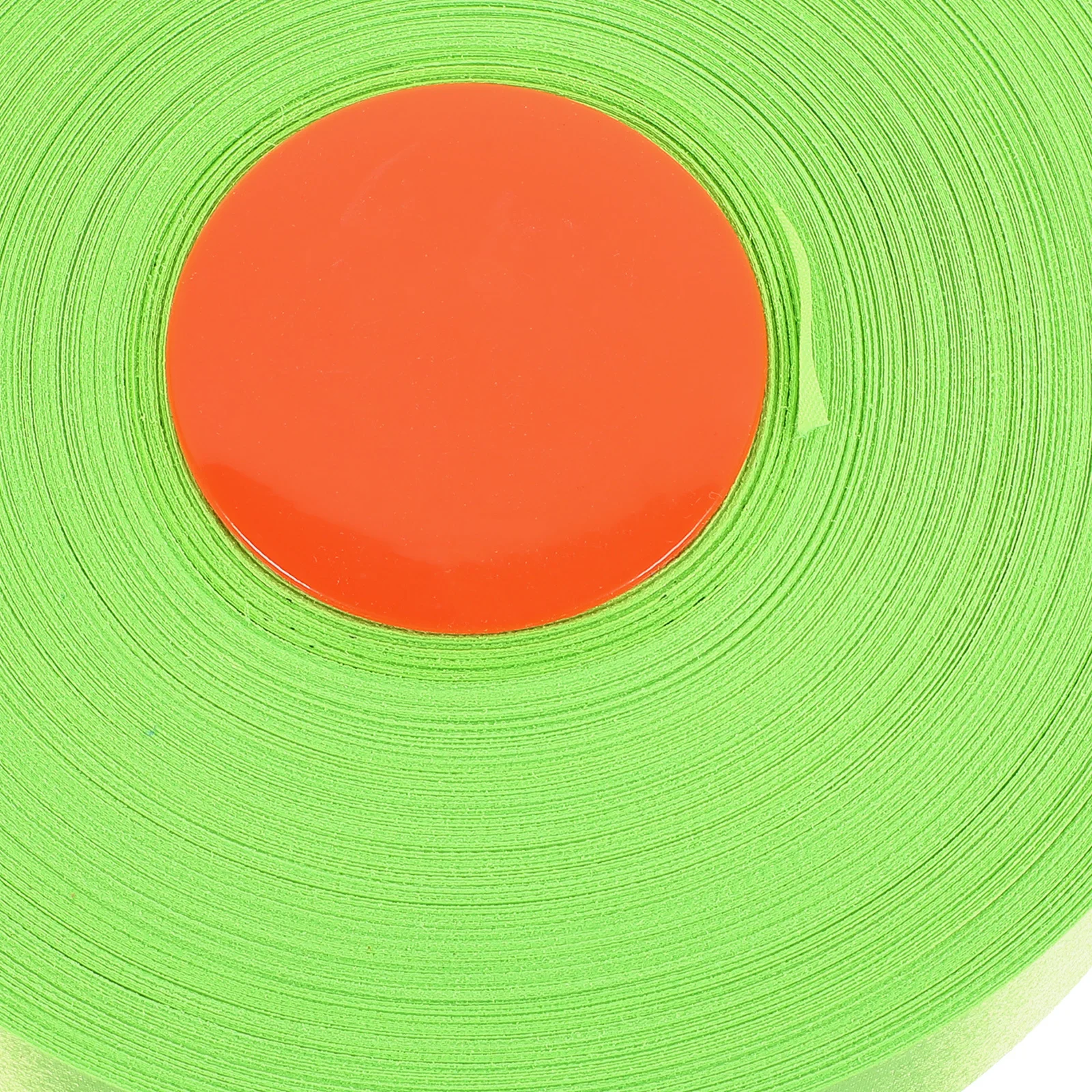 شريط علامات فلورسنت غير لاصق، تحذير أمان، رؤية عالية، متينة وقابلة لإعادة الاستخدام، مناطق خطرة خضراء زاهية #5