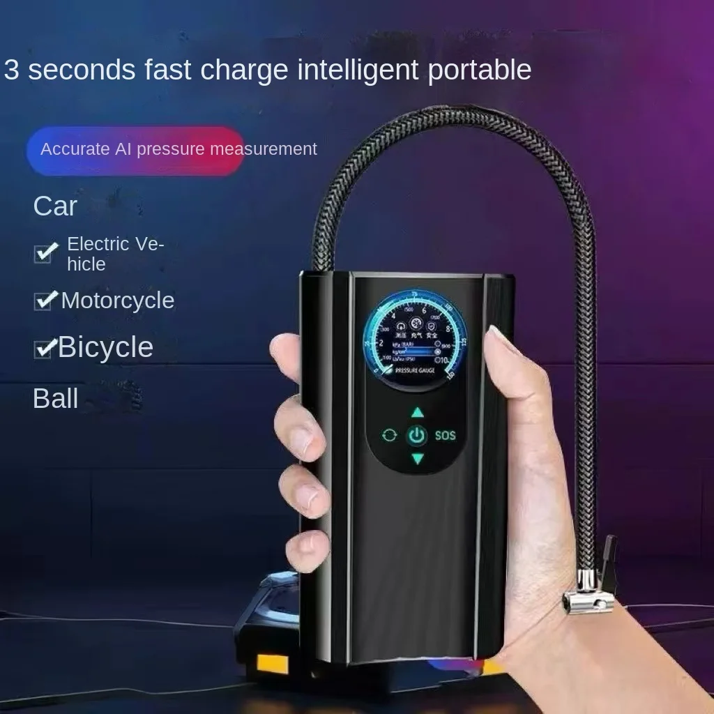 Car air pump portable electric car tire high pressure pump General electric motorcycle auto bicycle