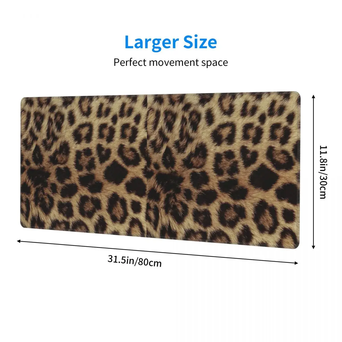 Leopard Cheetah Fur Hide Animal Fur Pattern Large Mouse Pad Computer Keyboard Mouse Mat Gamer PC Laptop Desk Mat Table Mats