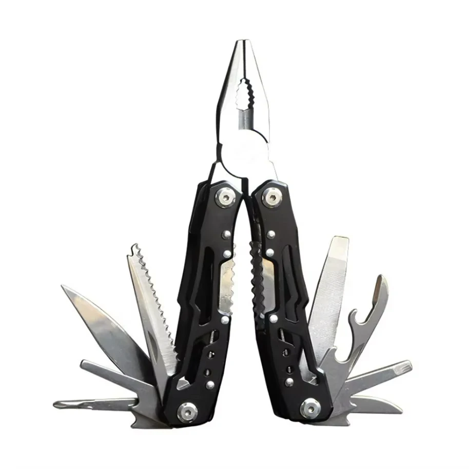 14 in 1 multifunctional outdoor folding pliers convenient wilderness survival tool suitable for outdoor survival camping hunting