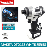 Makita DTD173 180N.M Brushless Motor 1800rpm Cordless Impact Driver Electric Drill Wood/Bolt/T-Mode Power Tool For Makita 18V