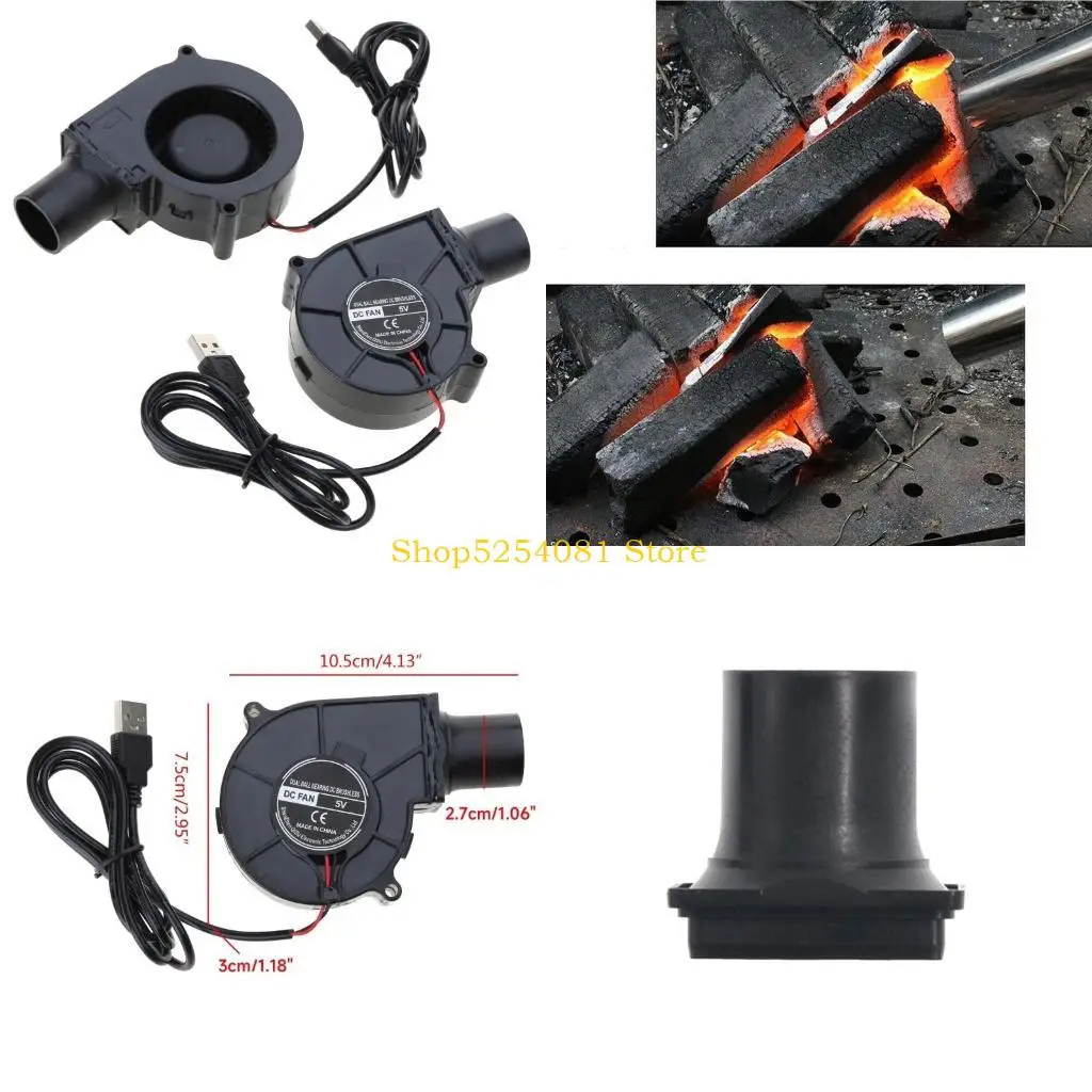 

Axyc New 7530 7CM 5V USB -портативный барбекю для барбекю подходит для барбекю и кемпинга