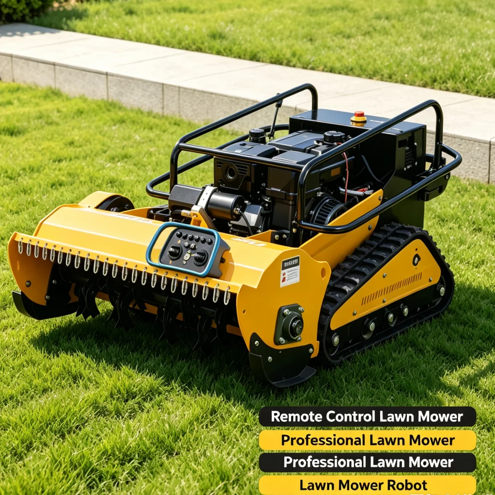 Customized Multi‑scene Remote Control Lawn Mower Professional Lawn Mower For Backyard Turf Work And Tourist Spot Greenspace Care
