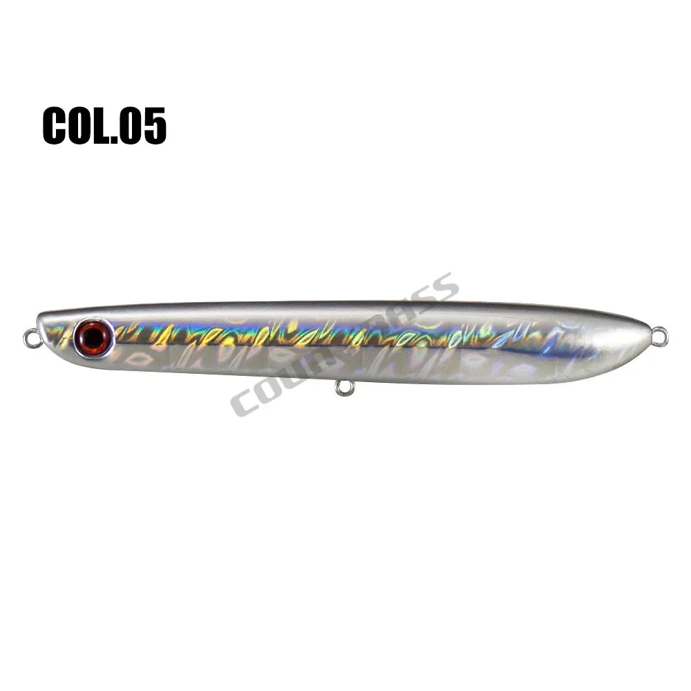 Countbass Surface Topwater Fishing Lure Popper Stick Bait Bass Leurre Peche Pencil Hard Bait Saltwater Lures  123mm 17g